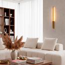 Світильник золотий настінний L-60cm / L-80 cm Led 5W / 10W Gold Pipe Line Square B 251222-100006930