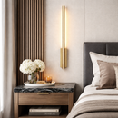 Світильник золотий настінний L-60cm / L-80 cm Led 5W / 10W Gold Pipe Line Square B 251222-100006930