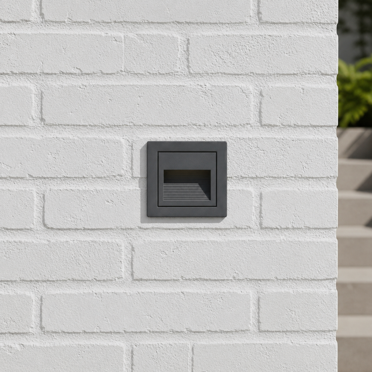 Світильник чорний врізний для підсвітки сходів H-8,5 cm Led 3W step light Black Megan 260719-100008387