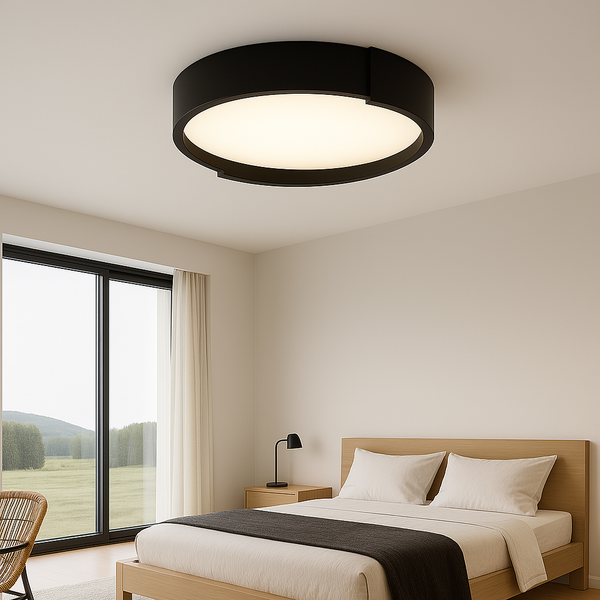 Люстра Rando led D-40 см / D-50 см 3000K-6000K Black H-10 см 240319-100003112
