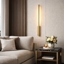 Світильник золотий настінний L-60cm / L-80 cm Led 5W / 10W Gold Pipe Line Square B 251222-100006930