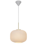 Підвісний світильник D-30 cm E27 Gold+White Gofre 260109-100007165