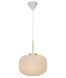 Підвісний світильник D-30 cm E27 Gold+White Gofre 260109-100007165