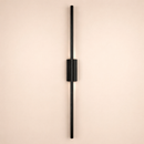 Світильник чорний настінний 2 розміри L-60cm/L-80 cm Led 6W/10W Black Pipe Line Square 251222-100006924