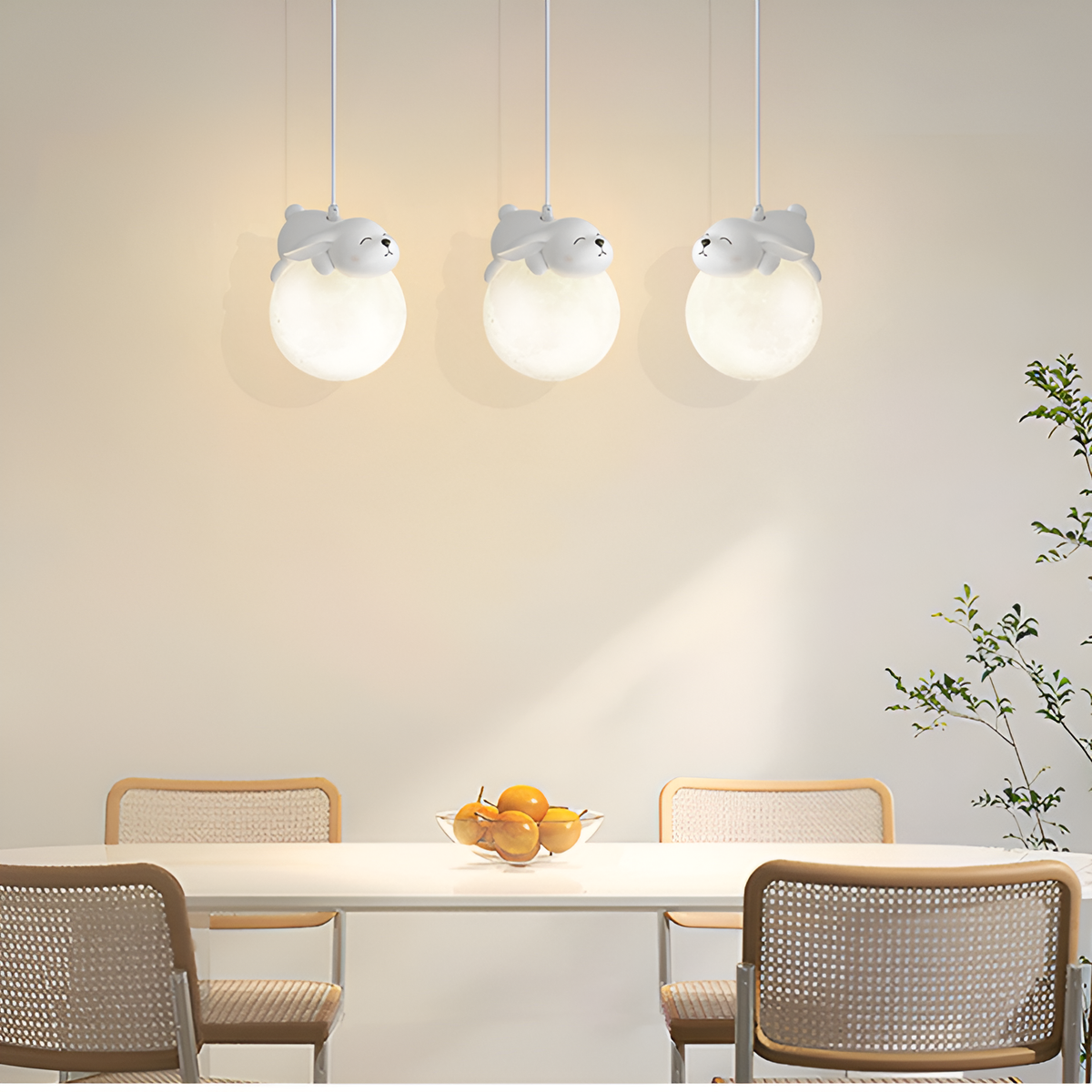 Підвісна люстра Pets Rabbit E27 White 250431-100004421