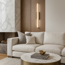 Світильник настінний золотий з кришталевим плафоном H-60 cm Led 22W Gold Crystal diamond Plane 251176-100006673