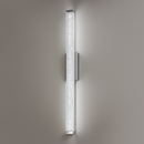 Світильник настінний срібний з кришталевим плафоном H-60 cm Led 22W Chrome Crystal diamond Plane 251176-100006674