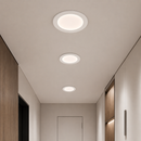 Білий точковий врізний світильник D-12 cm / 15 cm / 17,5 cm / 22,5 cm Led 8W / 10W / 16W / 20W White halo 260768-100008463
