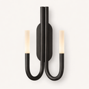 Настінний світильник чорний H-53 cm G9х2 Black+White Сhandelier 260319-100007694