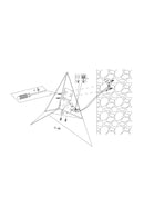 Бра настінне біле H-24,5 cm Led 6W 3000K White Origami 260322-100007668