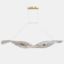 Видовжена люстра золота L-121 cm Led 40W 4500К Gold Aurora 260735-100008338