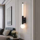 Настінний світильник чорний H-58 cm Led 7W Black+White Gallo 260619-100008262