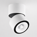 Світильник точковий накладний білий з чорним D - 11 cm Led 28W 3000K / 4000K White + Black Twister 260825-100008719