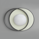 Люстра стельова світлодіодна D-30 cm / D-50 cm Led 50W / 100W White+Grey Universe sphere 251153-100006742