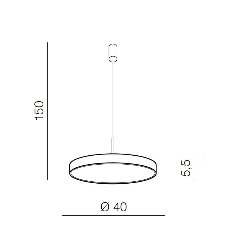Підвісні люстри білі D-40 cm / D-60 cm Led White Astesa 251102-100006734