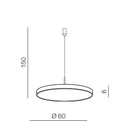 Підвісні люстри білі D-40 cm / D-60 cm Led White Astesa 251102-100006734