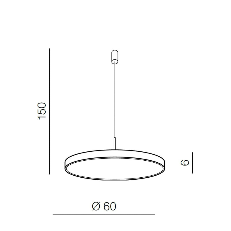 Підвісні люстри білі D-40 cm / D-60 cm Led White Astesa 251102-100006734
