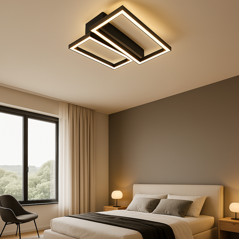 Стельовий світильник Domino Black + Gold L-45 cm Led 44W 3000K-6000K 250476-100004332