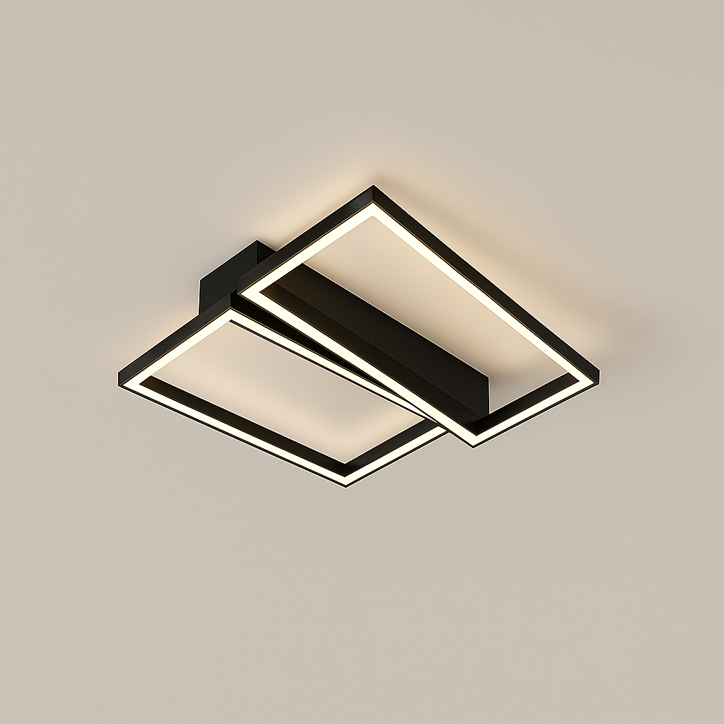 Стельовий світильник Domino Black + Gold L-45 cm Led 44W 3000K-6000K 250476-100004332