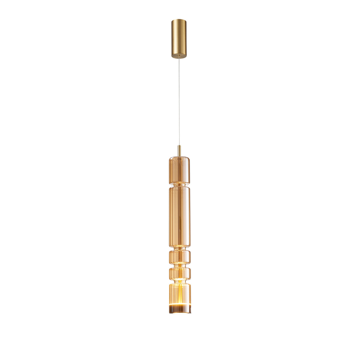 Підвісний світильник золотий D-8 cm Led 12W  Gold brass Rod 260320-100007641