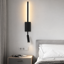 Бра для читання з вимикачем на корпусі Kono M read H-63 см 9W 3000K Black 230828-100002422