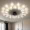 Стельовий світильник Fan lamp H80 D1160 Led 22W 3000K 4000K 6000K Black + Gold 250118-100004079