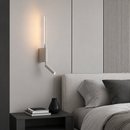 Бра білий з 2 вимикачами на корпусі H-43 cm Led 5W 4000K White Kono read 230618-100002212