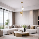 Підвісні світильники H-62 cm Led 24W 4000K Gold+White Elegant 230235-100001388