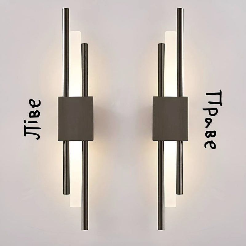 Настінні світильники Tube Tico iron Left / Right H500 Led 6W 3000K 4000K 6000K Blak + Gold / Black / Gold 240588-100003280