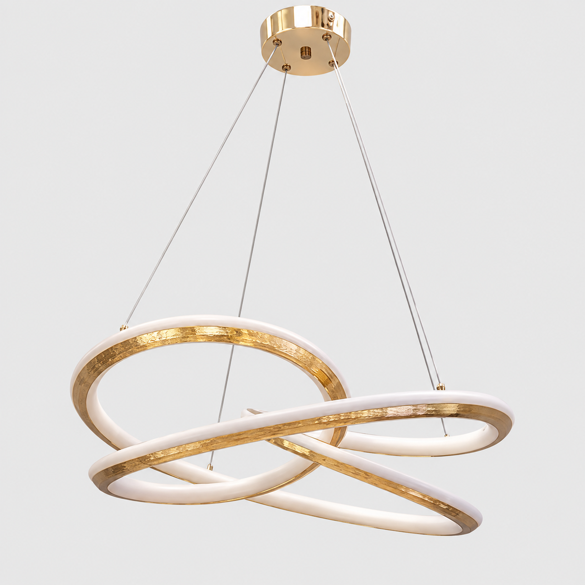 Люстра золота підвісна з хвилястим плафоном D - 48,5 cm Led 149W Gold Curl 260935-100008990