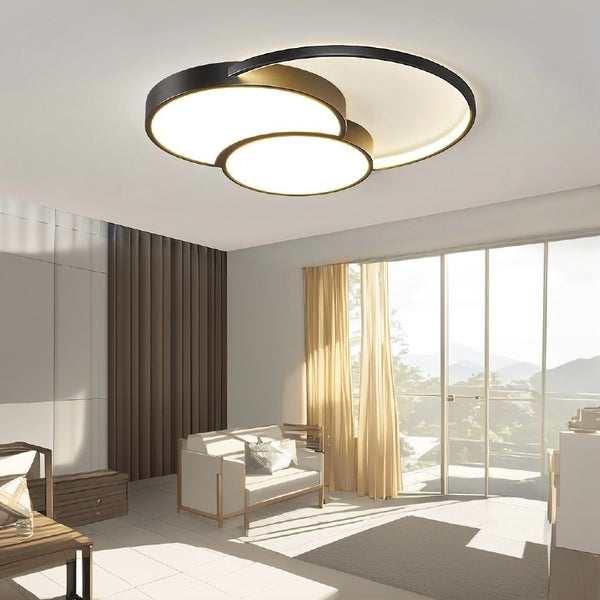 Світильник стельовий Trio circle L500 Led 60W 3000K 4000K 6000K White / Black 240675-100003376