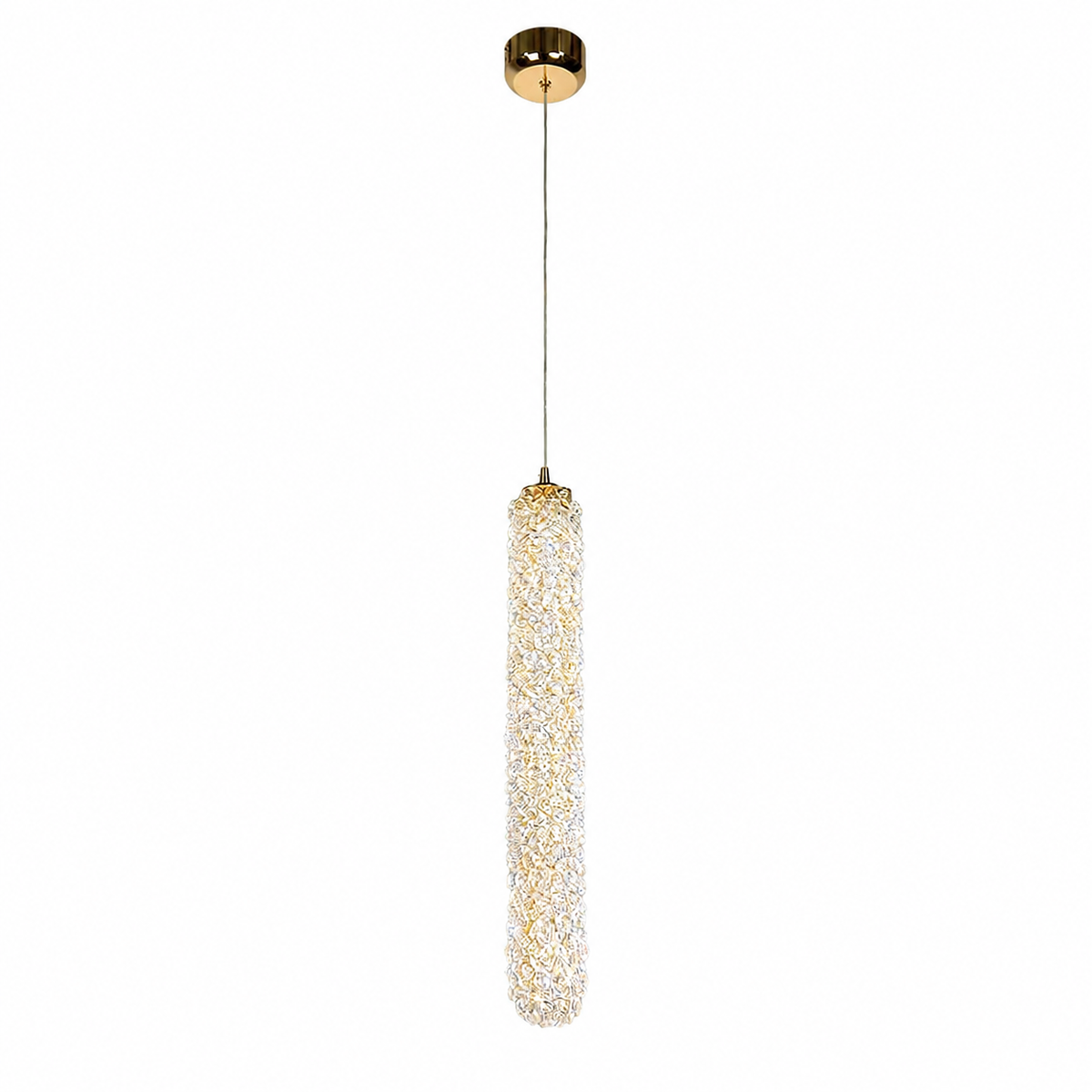 Підвісні світильники золоті L-57 cm / L-68 cm Led 3000K-6000K Gold Crystal 260618-100008144