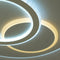 Ультратонка стельова біла кругла люстра з кільцями D-46 cm Led 70W White Home circle 250874-100005738