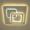 Ультратонка стельова біла квадратна люстра світлодіодна L-46 cm Led 70W White Home square 250874-100005739