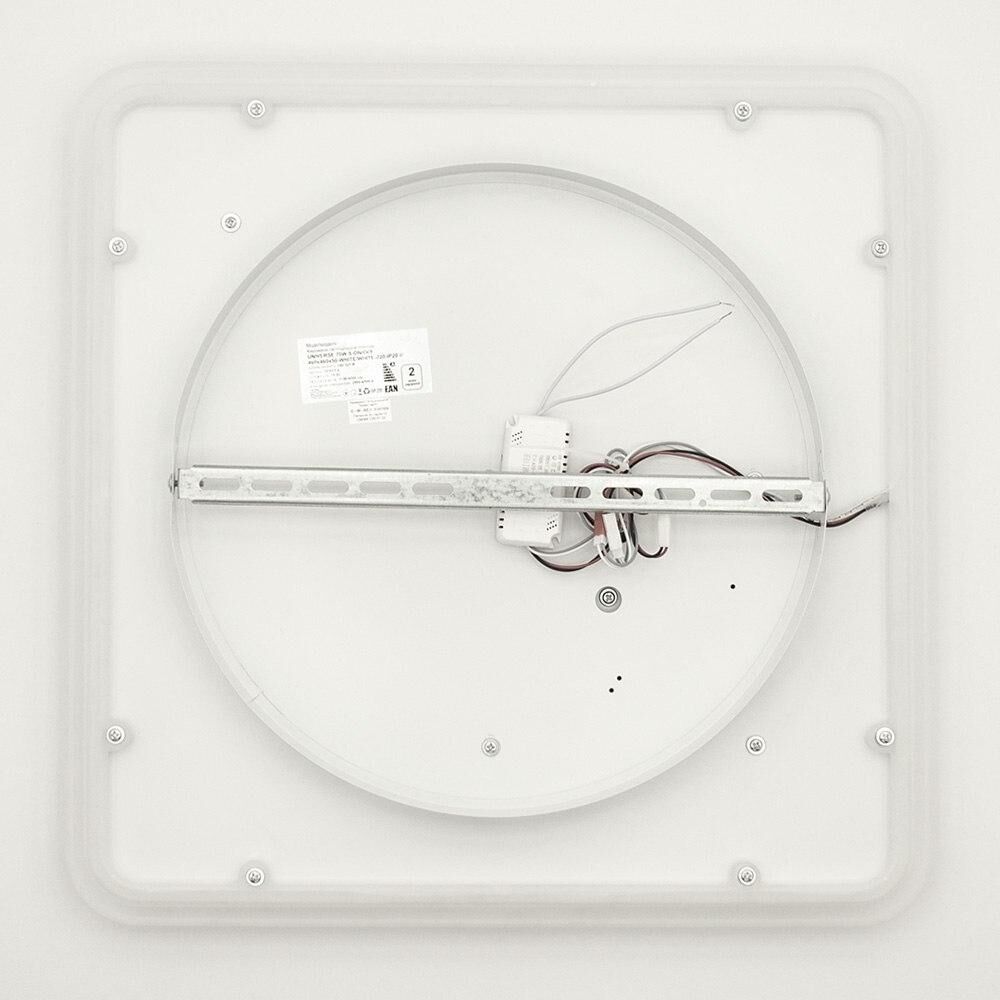 Ультратонка стельова біла квадратна люстра світлодіодна L-46 cm Led 70W White Home square 250874-100005739