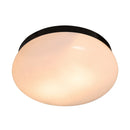 Стельовий світильник чорний D-34 cm E27 IP44 Black+White Candle 260909-100008888