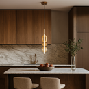 Підвісний світильник золотий з бежевим прозорим плафоном H-60 cm Led 10W Beige clear Colours 250931-100006128