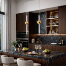 Підвісний світильник білий з золотою кулею H-60 cm Led 7W Gold+White Lee 260335-100007673