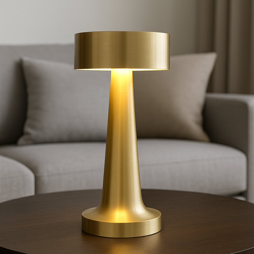 Настільна лампа з акумулятором 3000K-6000K Brassline Gold 250588-100004670