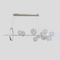 Люстра підвісна Bubbles L-120cm Led+G9x10 Silver 250635-100005163