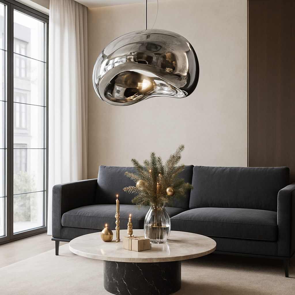 Підвісний світильник Cloud D-45cm / D-65cm Е27 Chrome 250618-100005108
