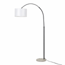 Торшер чорний з білим абажуром H-180 cm E27 White+Black Cosy 260331-100007747