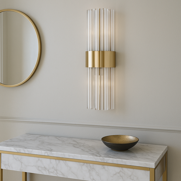 Настінний світильник Tube Shine L-60cm D-20cm G9x4 Gold 250617-100005111
