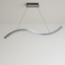 Люстра підвісна Wave L-80cm Chrome 21W 250535-100005004