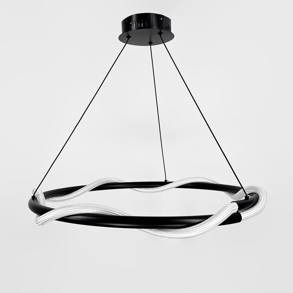 Підвісний світильник New rope H250 D600 Led 43W Black + White 250118-100004078