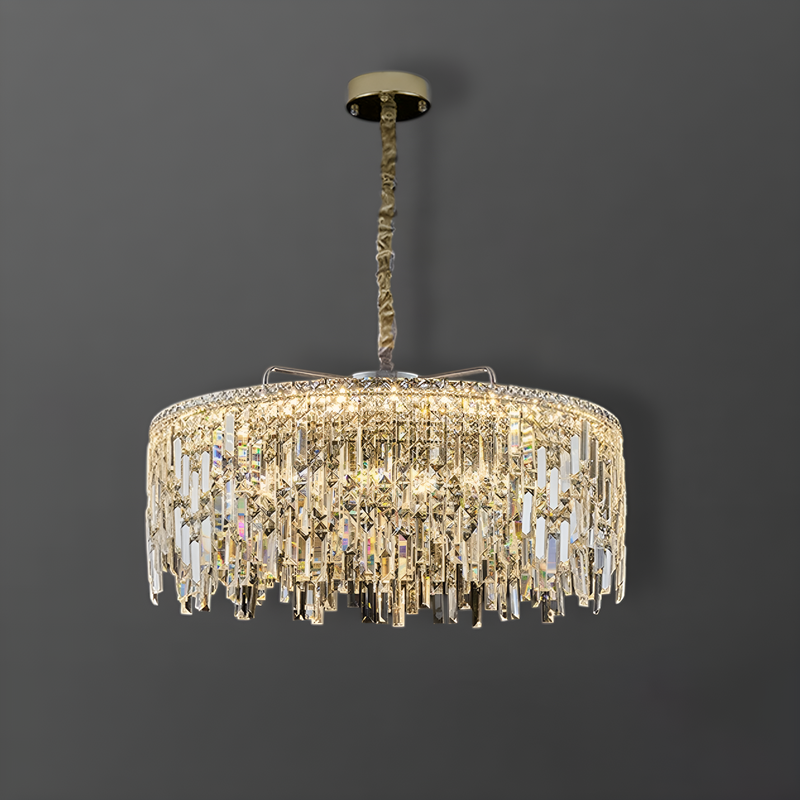 Люстра Crystal D-60cm / 80cm Е14 Gold 250488-100004531