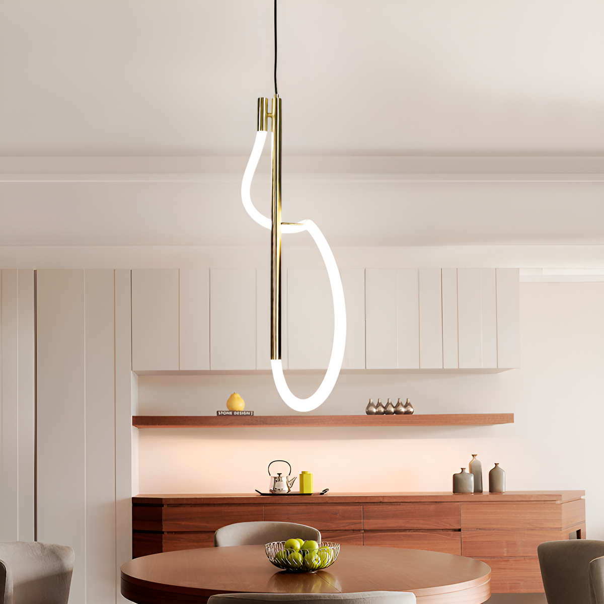 Підвісний світильник Rope H-60cm / H-80cm 4000K Gold 250418-100004606