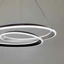 Люстри підвісні чорні D-60 cm / D-80 cm Led Black Rings 211218-100000550