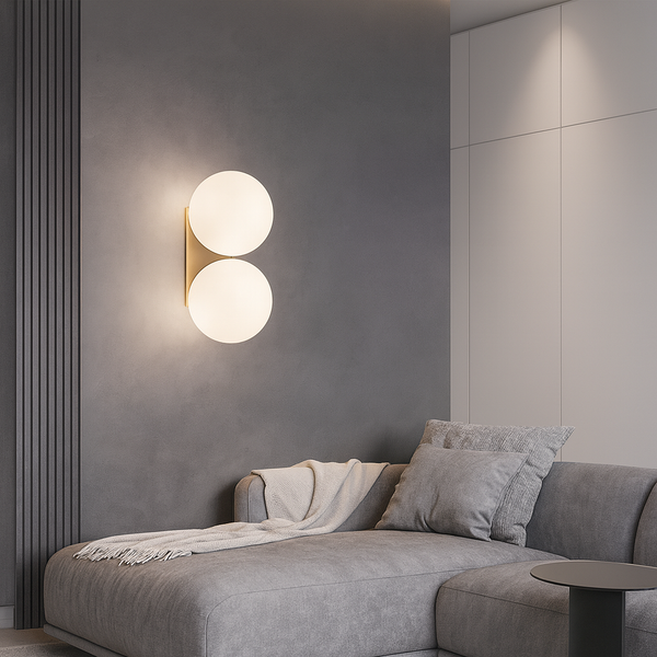 Настінний світильник Balls D-15 см G9 Gold + White 250358-100004290