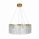 Підвісні люстри D-60 cm / D-80 cm / D-100 cm E14 Clear+Gold Ice 260118-100007062